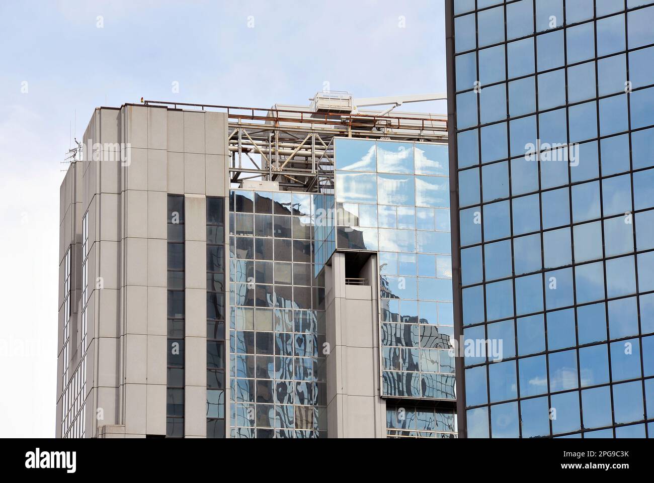 Nouveaux bâtiments, gratte-ciels modernes Banque D'Images