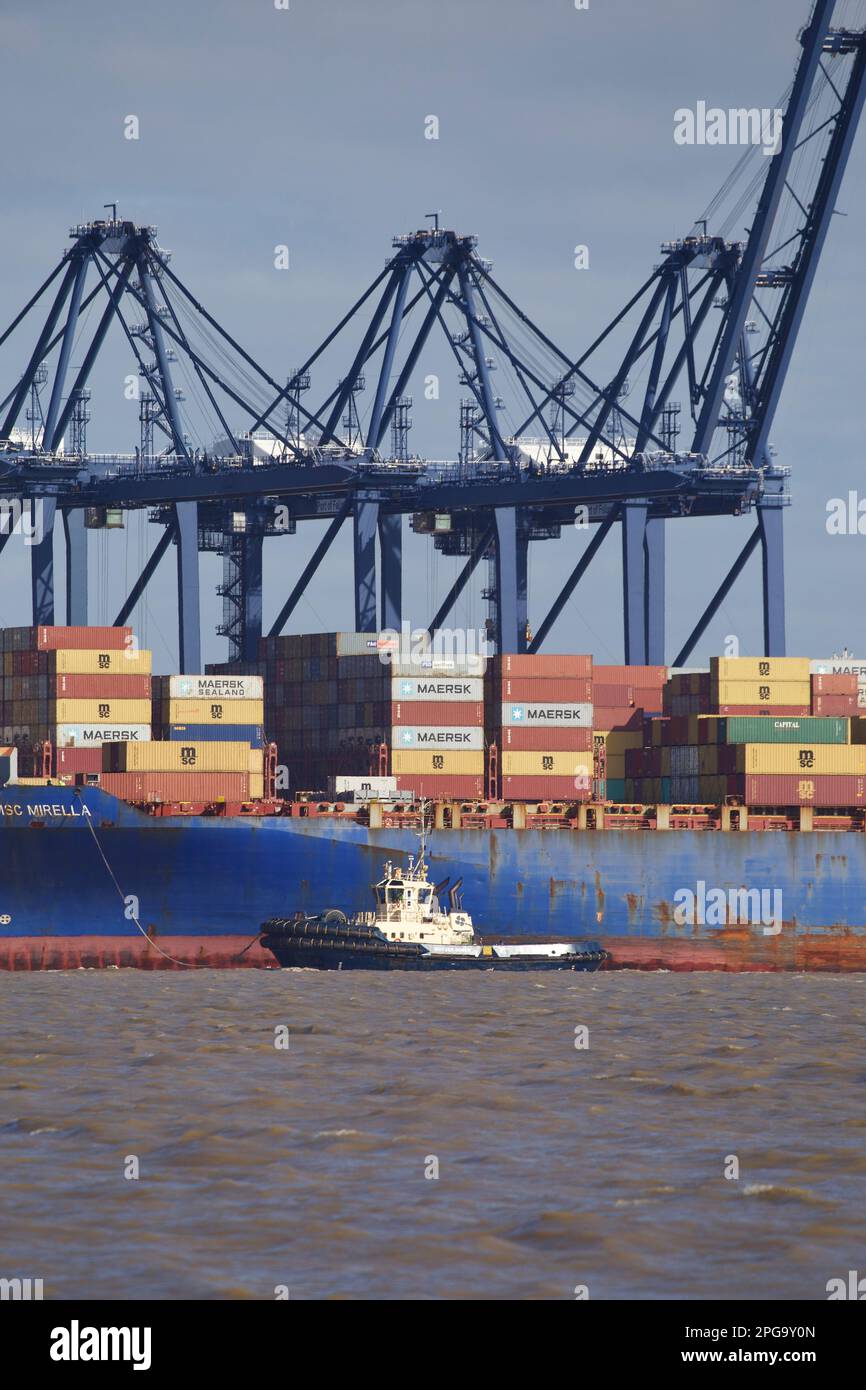 Remorqueur Svitzer Deben Banque D'Images