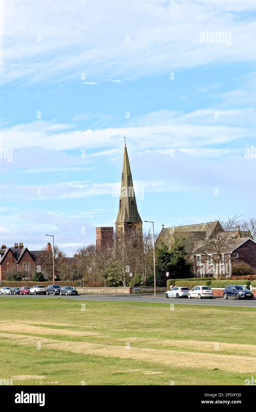 St John The Divine Church à Lytham, Lytham St Annes, Fylde Coast, Lancashire Royaume-Uni - 24th de février 2023 Banque D'Images