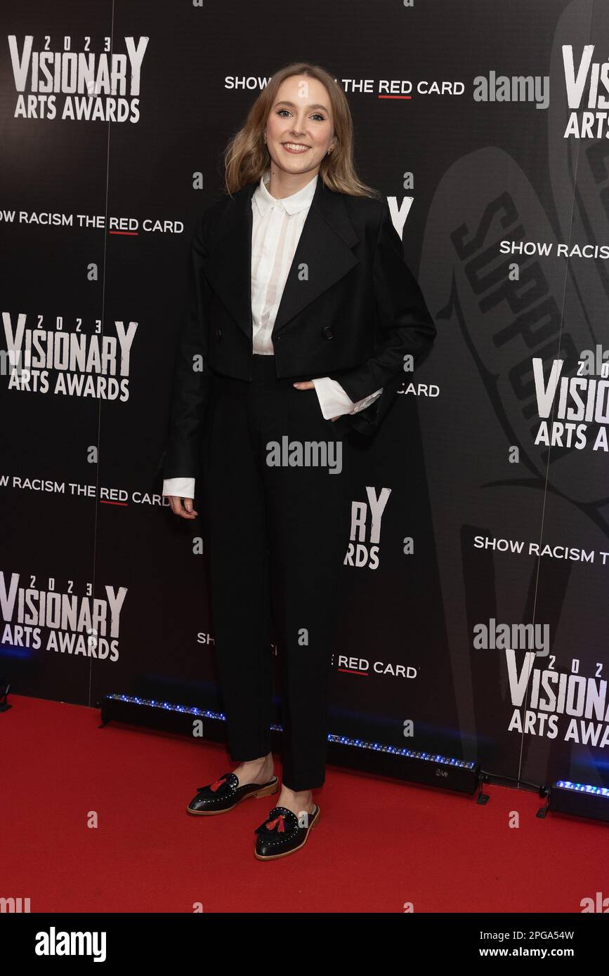 Rose Ayling Ellis assiste à l'appel médiatique du prix des arts visionnaires au Ham Yard Hotel de Londres. Date de la photo: Mardi 21 mars 2023. Banque D'Images