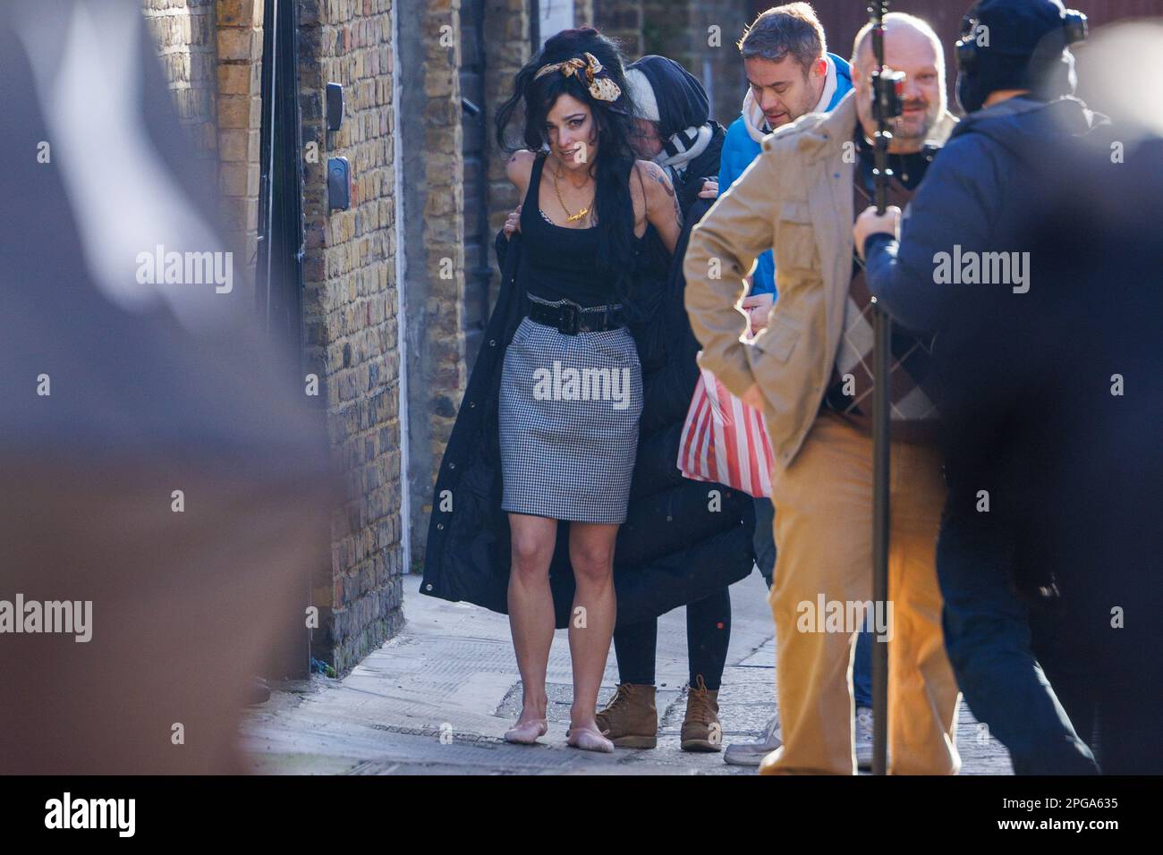 Marisa Abela films Retour au noir Banque D'Images