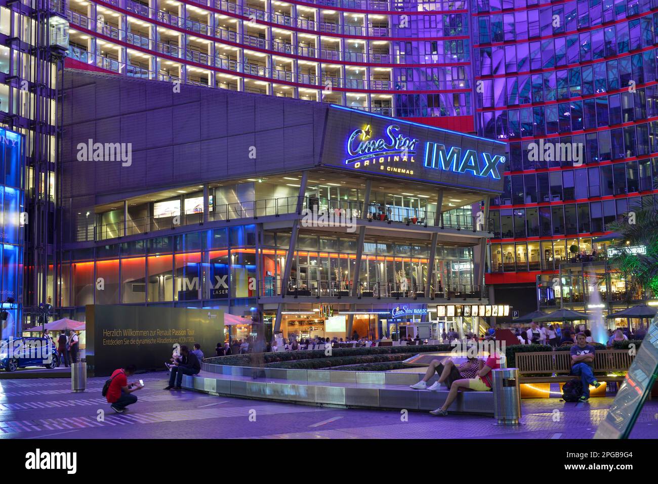 Centre Sony, Potsdamer Platz, Tiergarten, Mitte, Berlin,Allemagne Banque D'Images