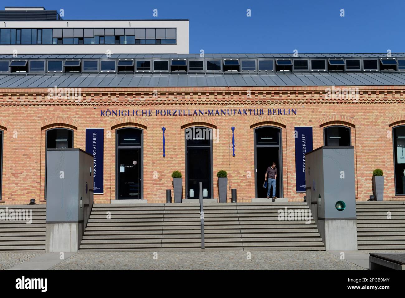 KPM, Koenigliche Porzellan Manufaktur, Wegelystrasse, Charlottenburg, Berlin, Allemagne Banque D'Images