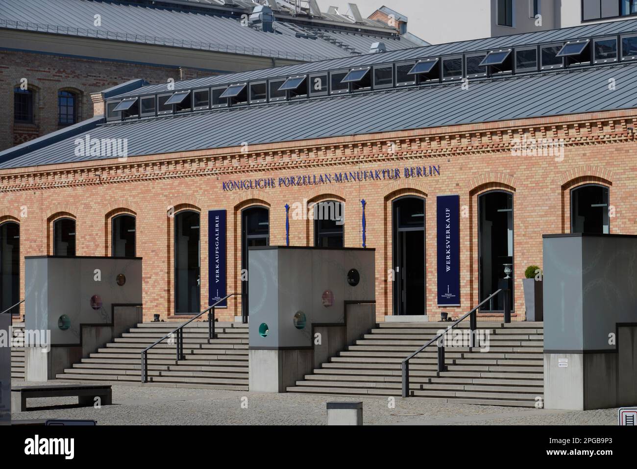 KPM, Koenigliche Porzellan Manufaktur, Wegelystrasse, Charlottenburg, Berlin, Allemagne Banque D'Images