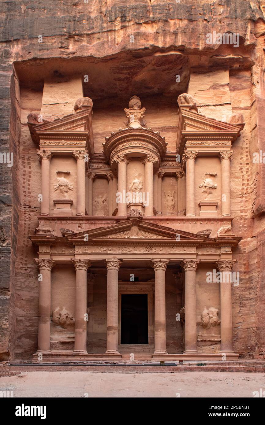 Le Conseil du Trésor, Petra, Jordanie Banque D'Images