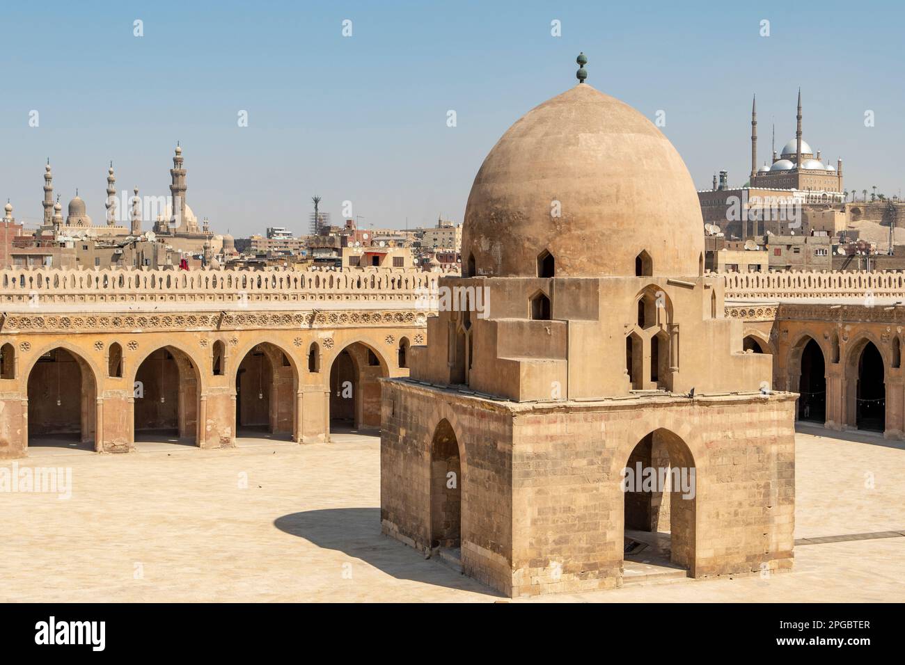 Fontaine de la mosquée de Mohamed Ali, le Caire, Égypte Banque D'Images