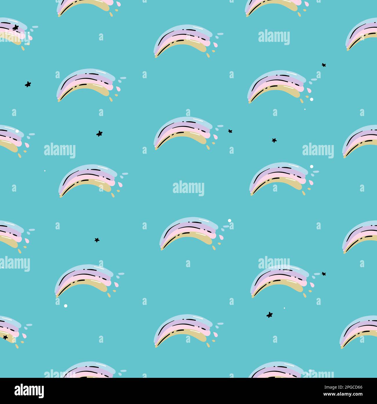 Motif vectoriel sans couture avec jolis noeuds, Illustration de Vecteur