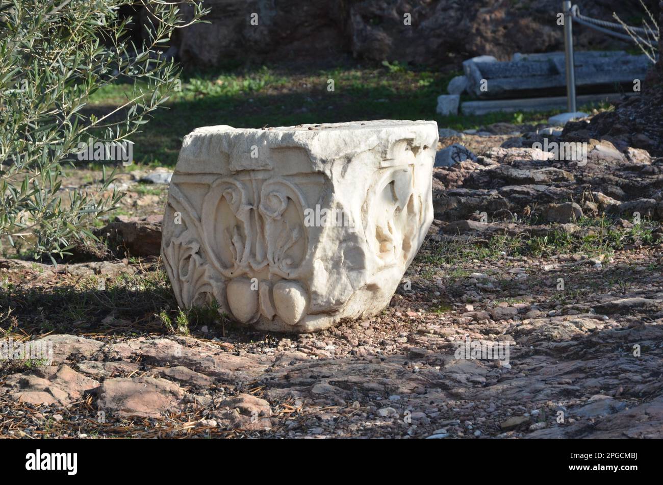 Grèce, Athènes, Acropole, Parthénon Banque D'Images