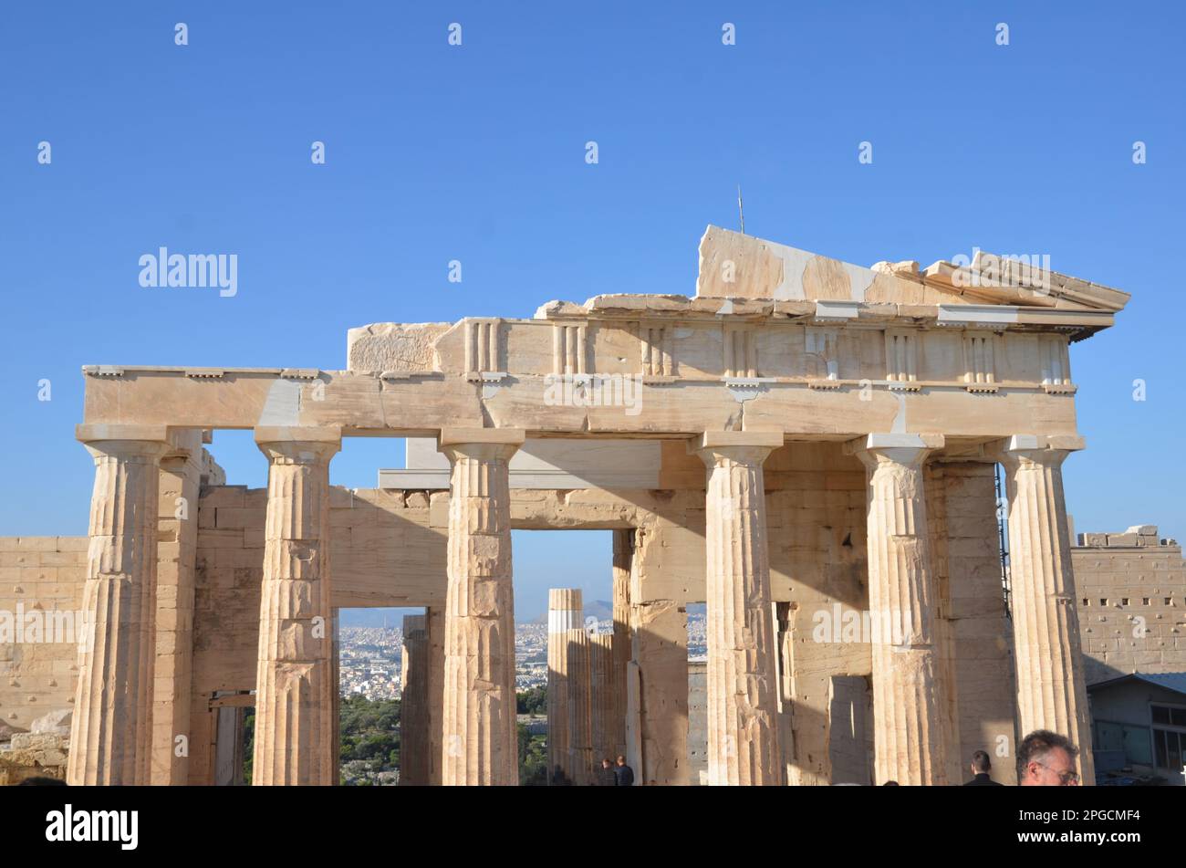 Grèce, Athènes, Acropole, Parthénon Banque D'Images