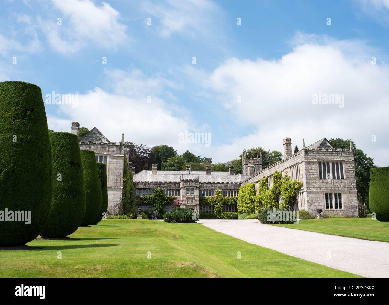 Lanhydrock House, Lanhydrock, South Cornwall, propriété de la National Trust le jour de l'été, en juillet 2021 Banque D'Images