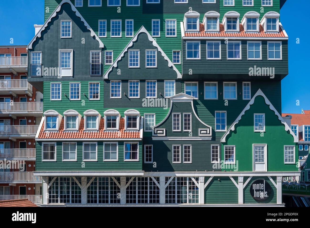 Inntel Hôtels dans le centre ville, Zaandam, Nord de la Hollande, pays-Bas, Europe Banque D'Images