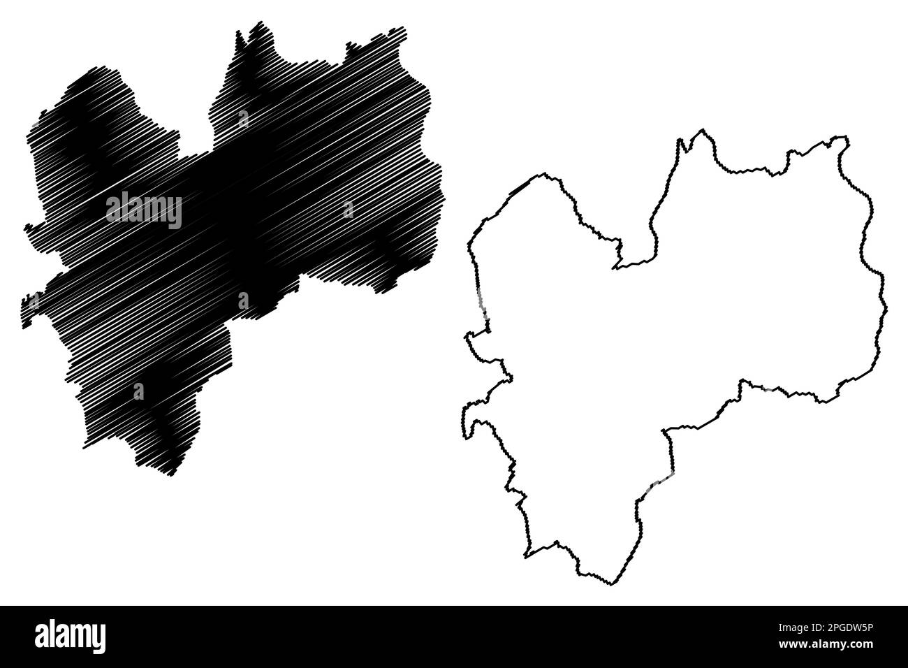 Metropolitan Borough of Rochdale (Royaume-Uni de Grande-Bretagne et d'Irlande du Nord, comté métropolitain et cérémonial Greater Manchester, Angleterre Illustration de Vecteur