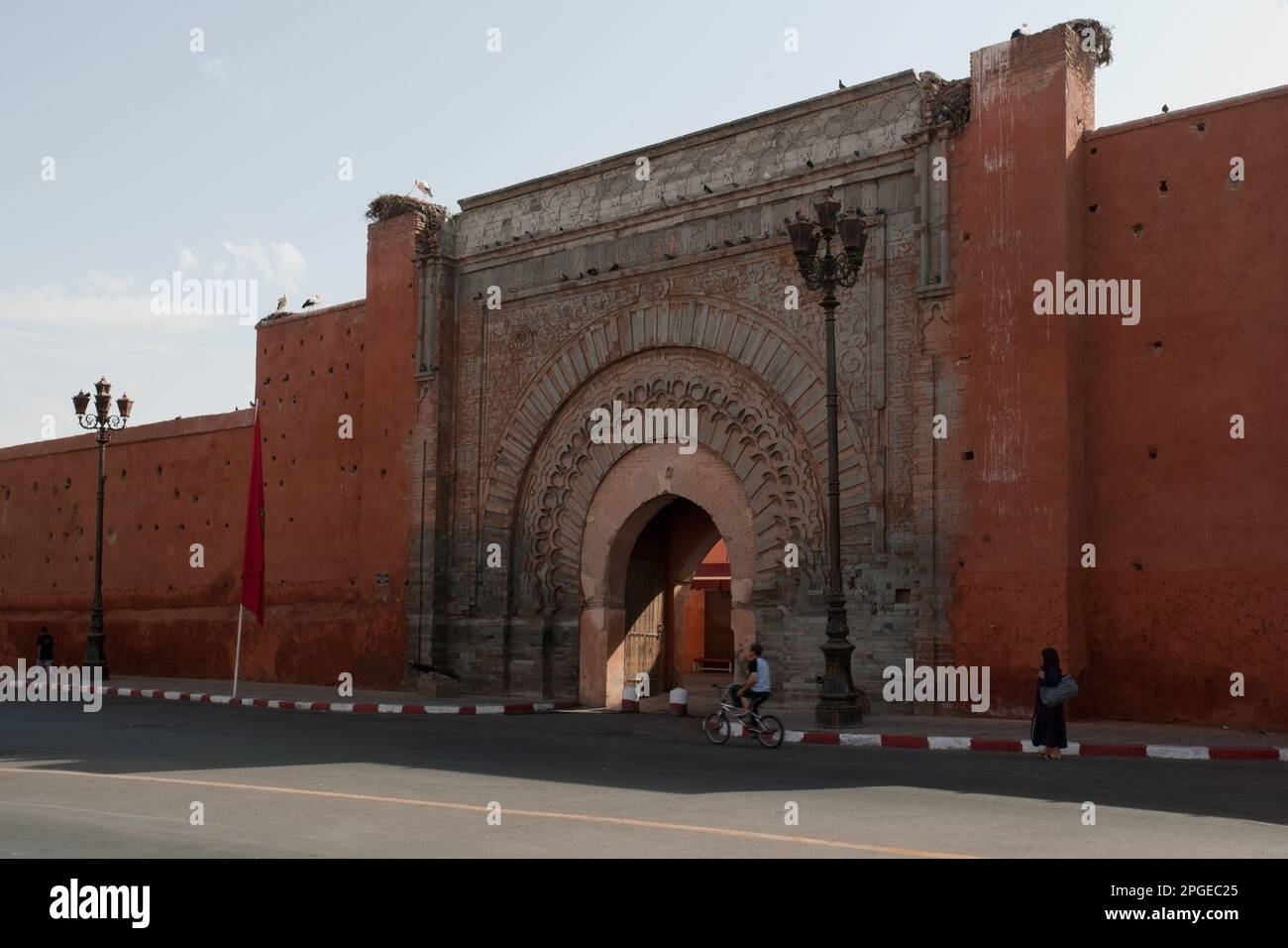 la porta agnaou di marrakech, marocco, magreb, afrique du nord, Banque D'Images