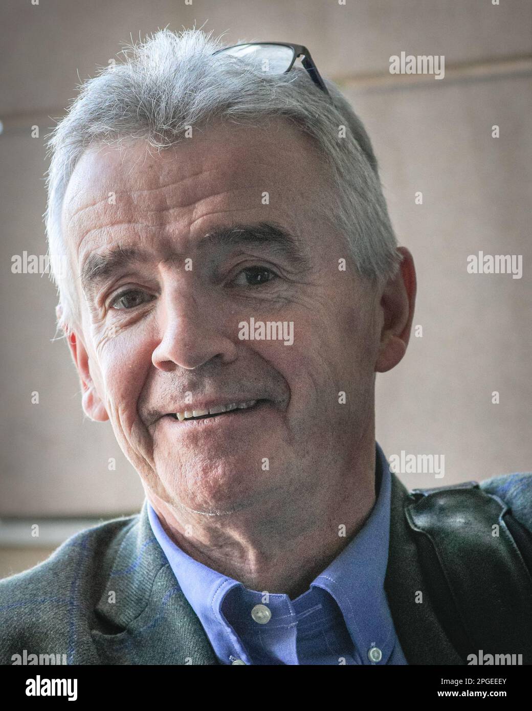 Londres, Royaume-Uni. 22nd mars 2023. Michael O'Leary, directeur général de Ryanair, est vu se rendre à Porticullis House à Westminster ce matin. Credit: Imagetraceur/Alamy Live News Banque D'Images