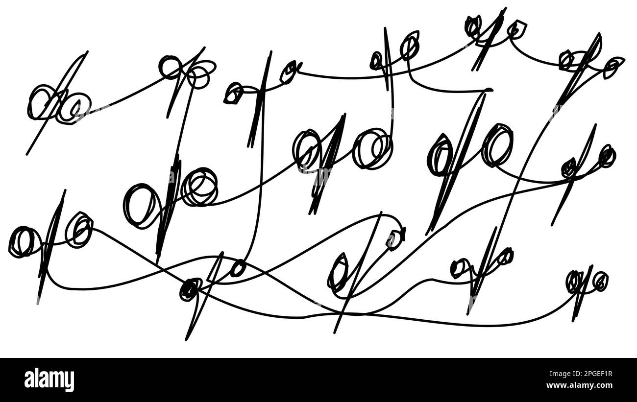 Motif de pourcentage d'une ligne sur fond blanc. Illustration de Vecteur