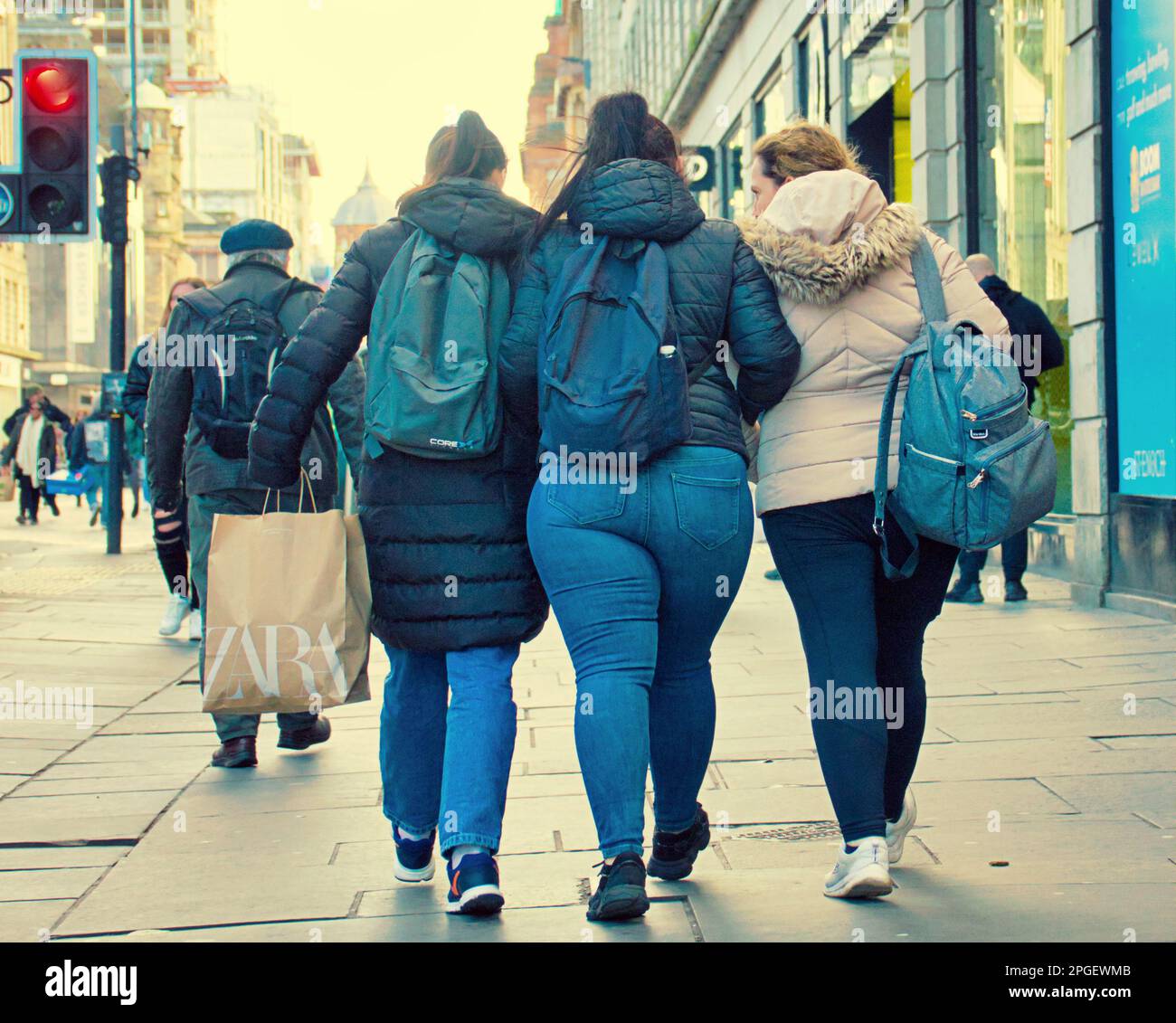 arrêts ob argyle street sur le style mile Banque D'Images
