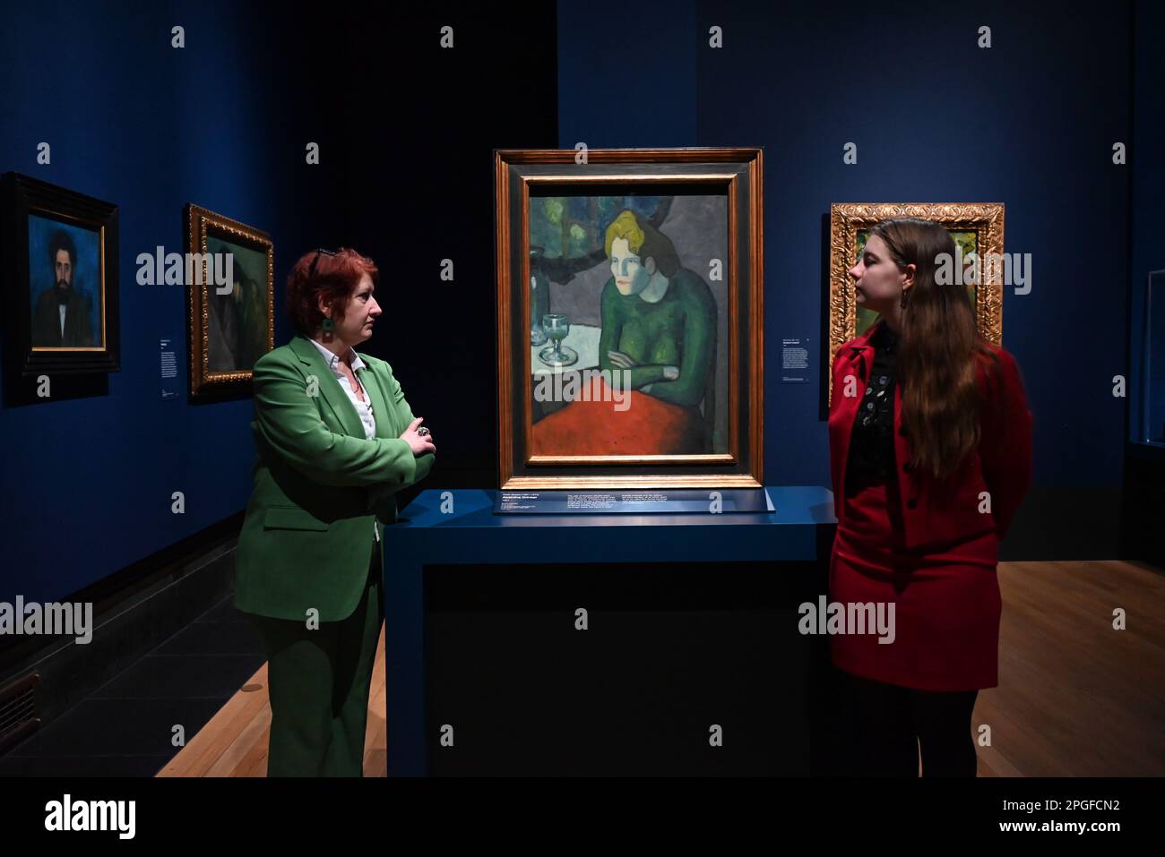 Une nouvelle exposition majeure d'une centaine de peintures et sculptures d'artistes tels que Cézanne, Van Gogh, Rodin, Picasso, Matisse, Klimt, Käthe Kollwitz, Sonia Delaunay, Kandinsky et Mondrian s'ouvrent à la Galerie nationale. Avec des prêts de musées et de collections privées dans le monde entier après l'impressionnisme: L'invention de l'art moderne comprend certaines des œuvres d'art les plus importantes créées entre 1886 et environ 1914. Banque D'Images