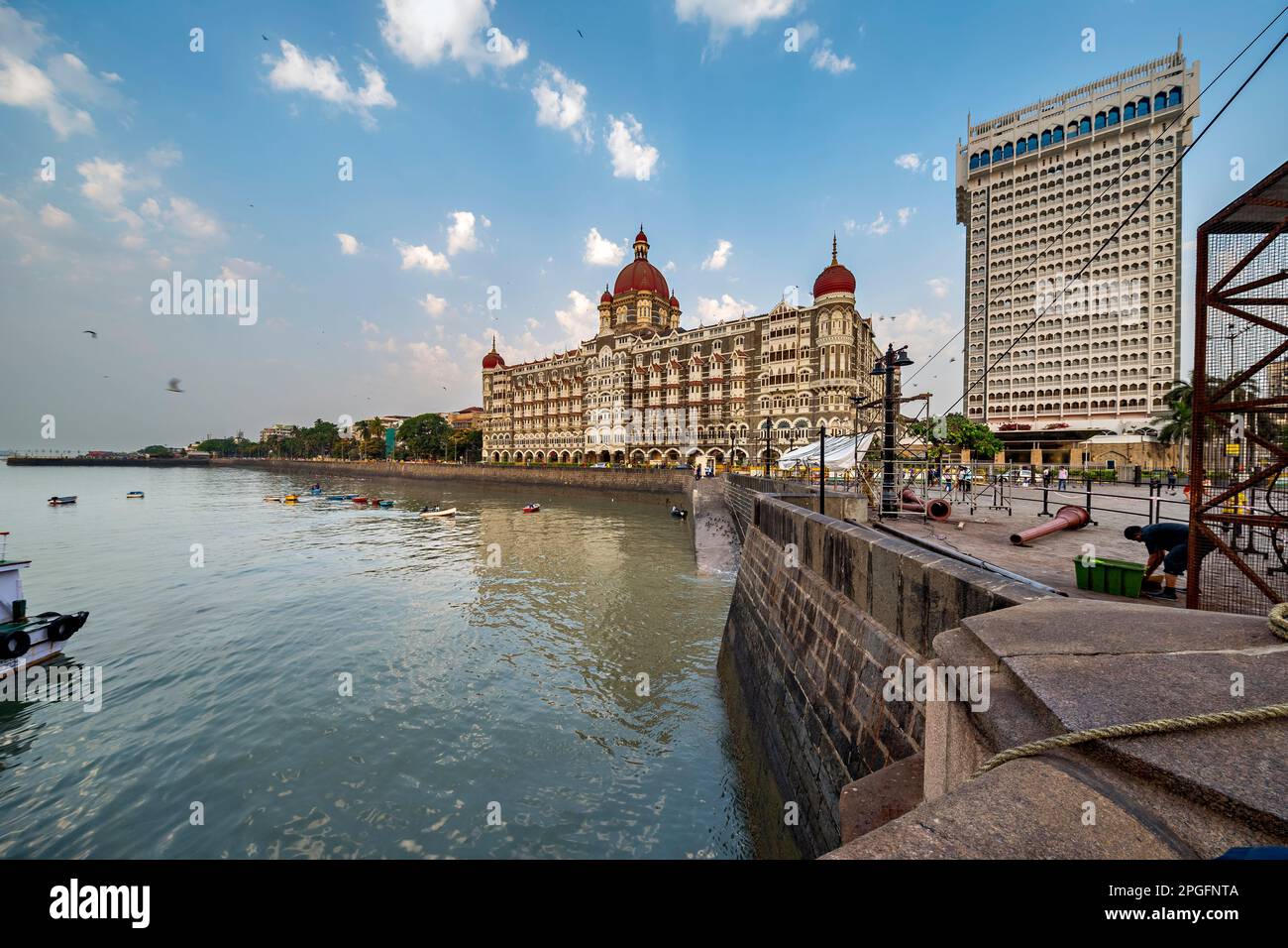 L'hôtel Taj, Mumbai, Inde Banque D'Images