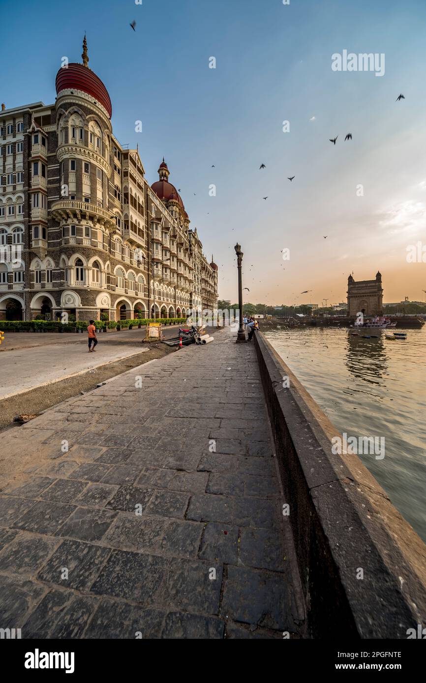 L'hôtel Taj, Mumbai, Inde Banque D'Images