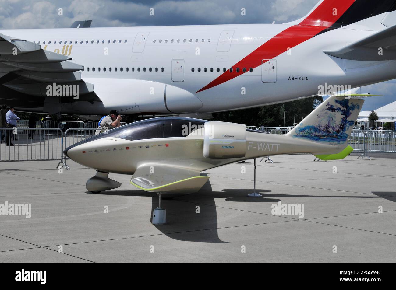 Airbus, E-Fan 2,0, ILA, Berlin-Schoenefeld, Allemagne Banque D'Images