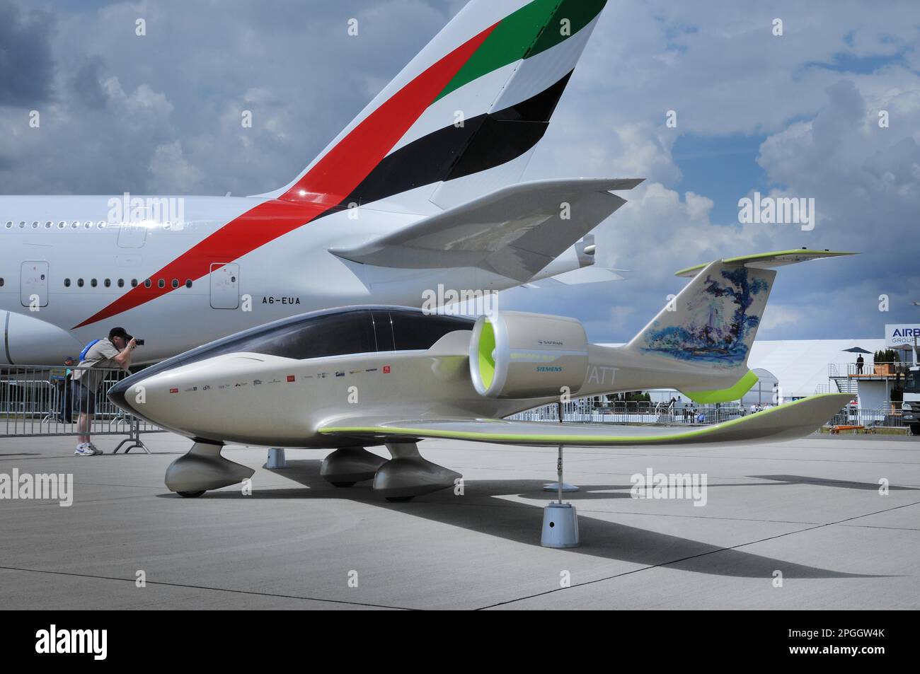 Airbus, E-Fan 2,0, ILA, Berlin-Schoenefeld, Allemagne Banque D'Images