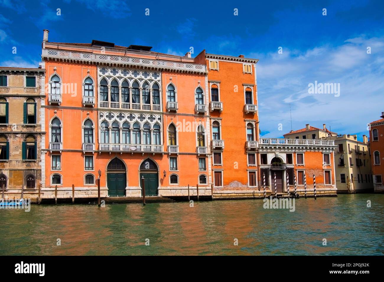 Palazzo Pisani Moretta sur le Grand Canal, Italie, Venise Banque D'Images