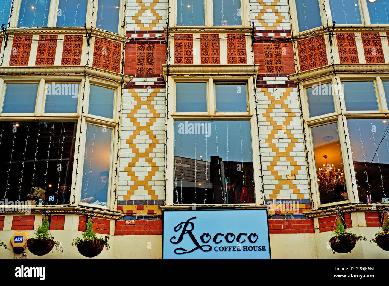 Rococo Coffee House, Lord Street, Liverpool, Merseyside, Angleterre Banque D'Images