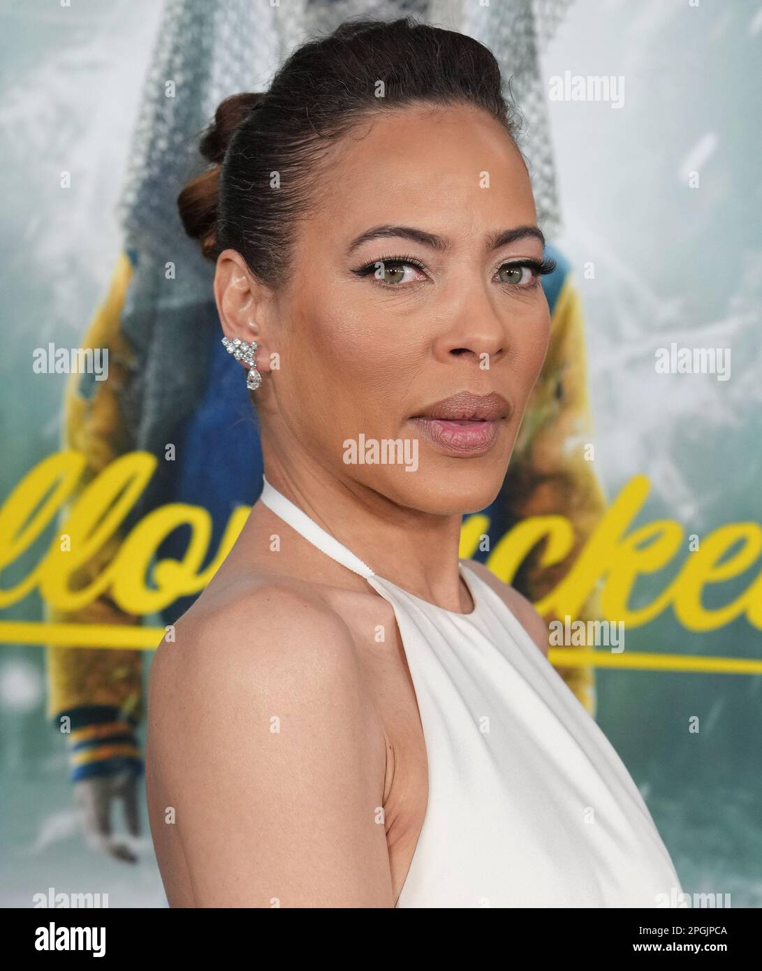 Tawny Cypress arrive à la première mondiale de la saison 2 de YELLOWJACKETS au TCL Chinese Theatre à Hollywood, en Californie, mercredi, à 22 mars 2023. (Photo de la Sathanlee B. Mirador/Sipa USA) Banque D'Images