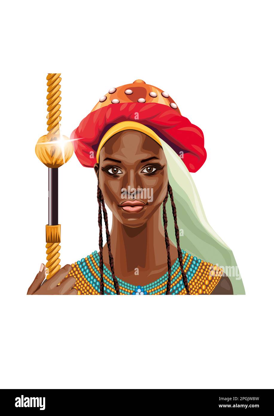 Princesse Amina de Zazzau Banque D'Images