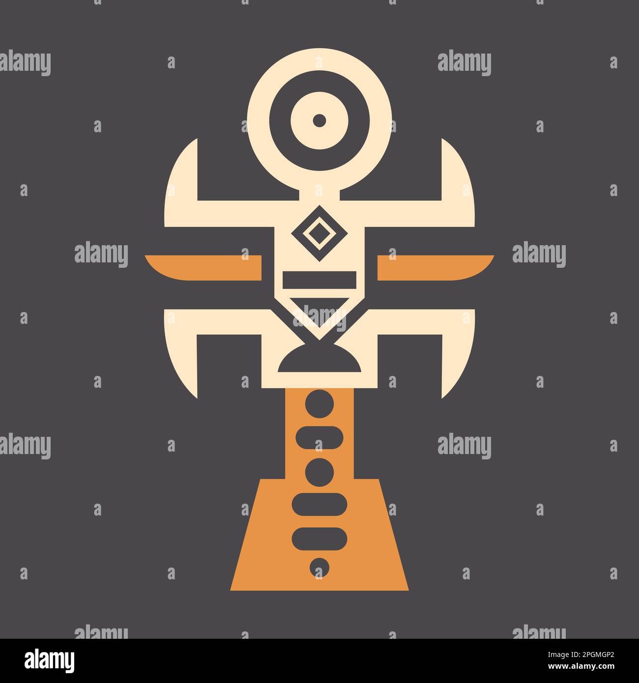 icône minimaliste du continent africain. illustration vectorielle plate. Illustration de Vecteur