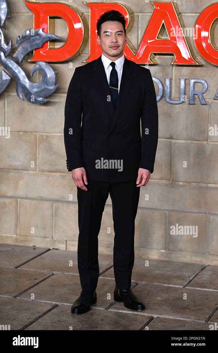 Londres, Royaume-Uni. 23rd mars 2023. 23 mars 2023, Londres, Royaume-Uni. Jason Wong arrive à la première de Dungeons & Dragons au Royaume-Uni : Honor Among Thieves, Cineworld Leicester Square, Londres. Crédit : Doug Peters/Alamy Live News Banque D'Images