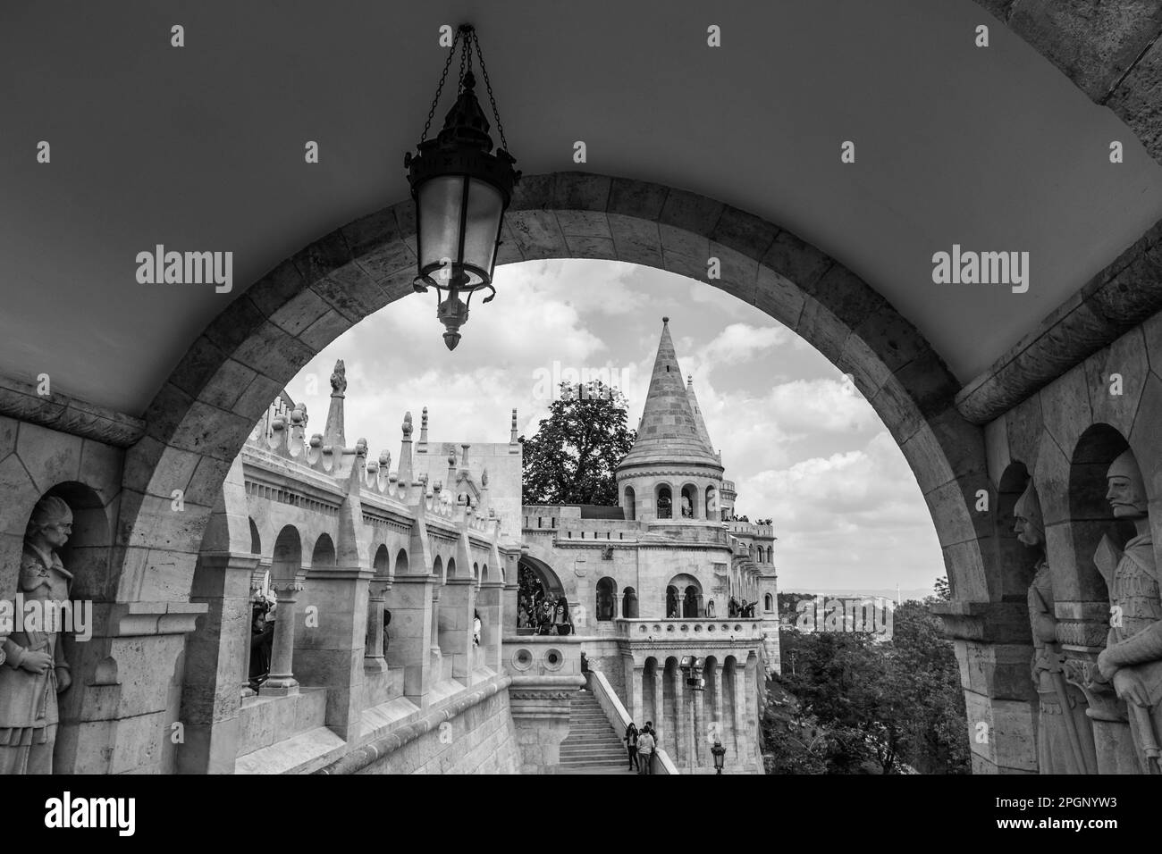 Vue sur le centre-ville de Budapest, Hongrie Banque D'Images