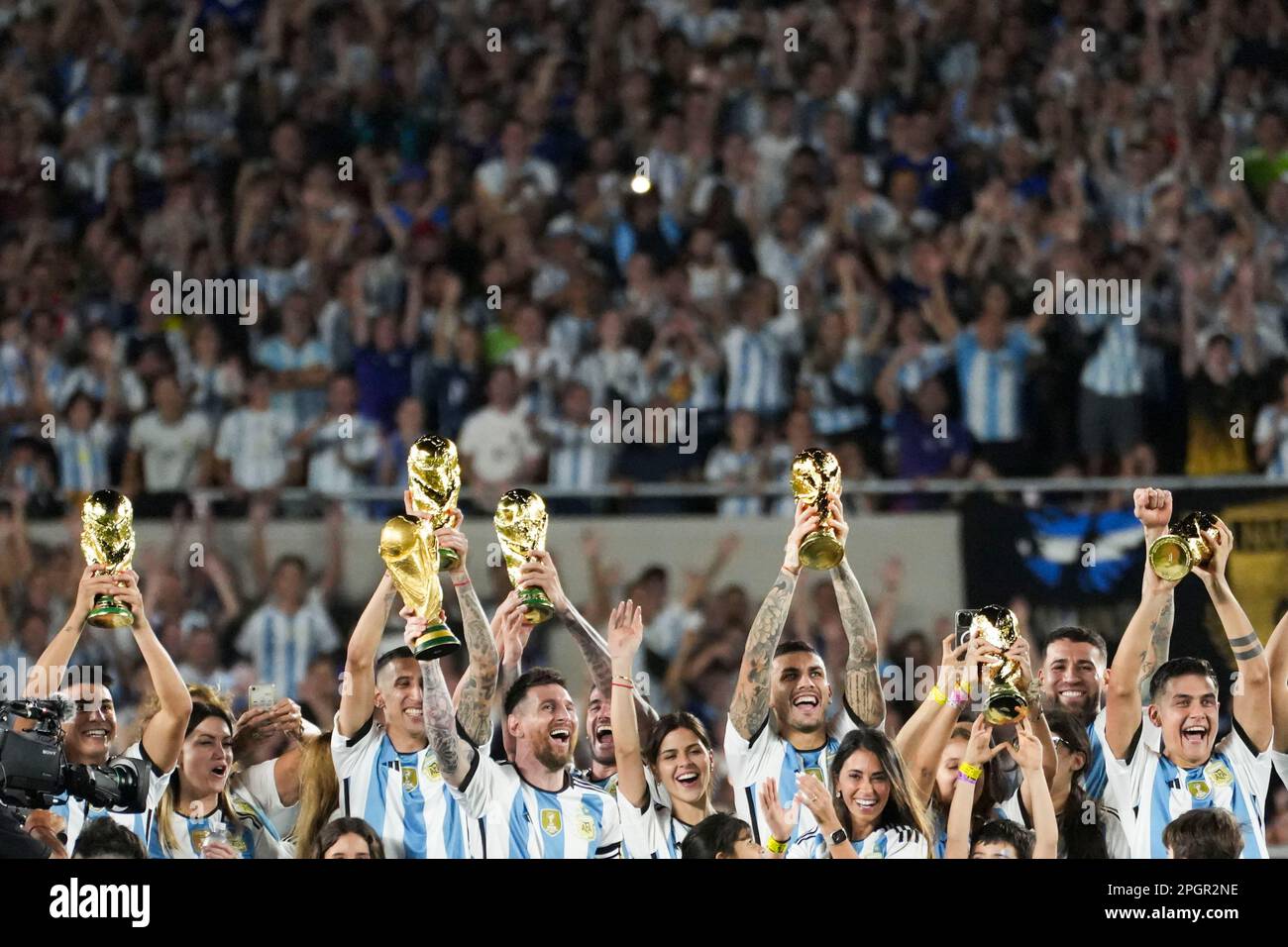 23 mars 2023, ville de Buenos Aires, ville de Buenos Aires, Argentine: INT. SPORTS.- équipe Argentine pendant le match de football amical contre Panama, à Buenos Aires, Argentine, 23 mars 2023 (Credit image: © Julieta Ferrario/ZUMA Press Wire) USAGE ÉDITORIAL SEULEMENT! Non destiné À un usage commercial ! Banque D'Images