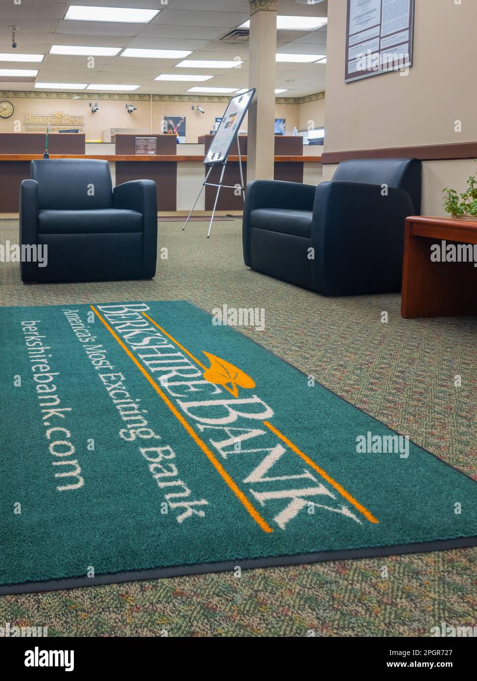 New Hartford, New York 8 mars 2023 vue panoramique verticale du