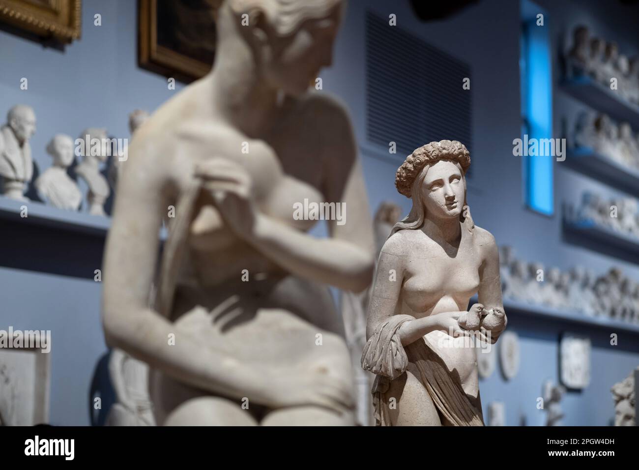 La collection Gipsoteca ou plâtre de Lorenzo Bartolini et Luigi Pampaloni à l'Accademia de Florence Banque D'Images