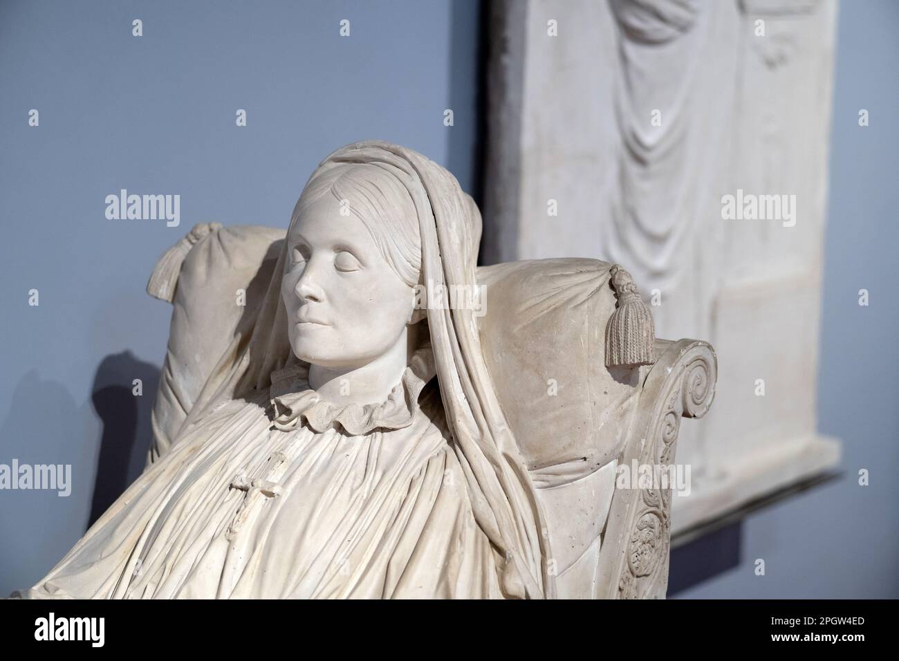 La collection Gipsoteca ou plâtre de Lorenzo Bartolini et Luigi Pampaloni à l'Accademia de Florence Banque D'Images