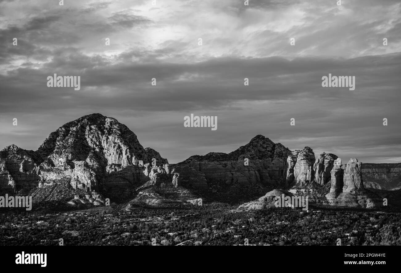 Photos de Sedona, de l'Arizona et des montagnes de la ville. Banque D'Images