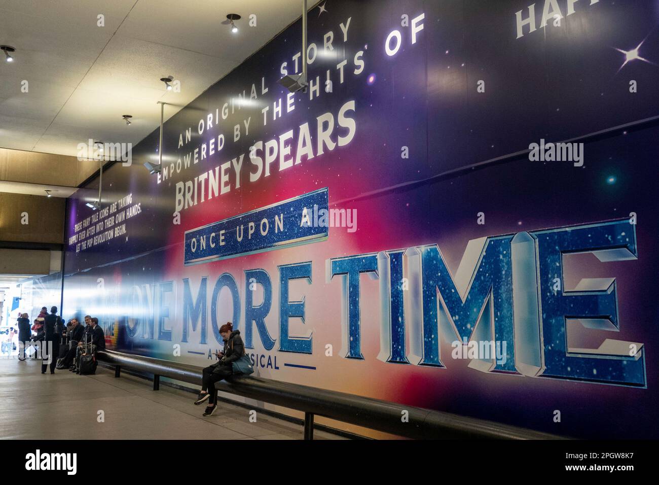 La comédie musicale Britney Spears, « une fois de plus », est présentée en première dans le Marriott Marquis Hotel Theatre, New York City, USA 2023 Banque D'Images