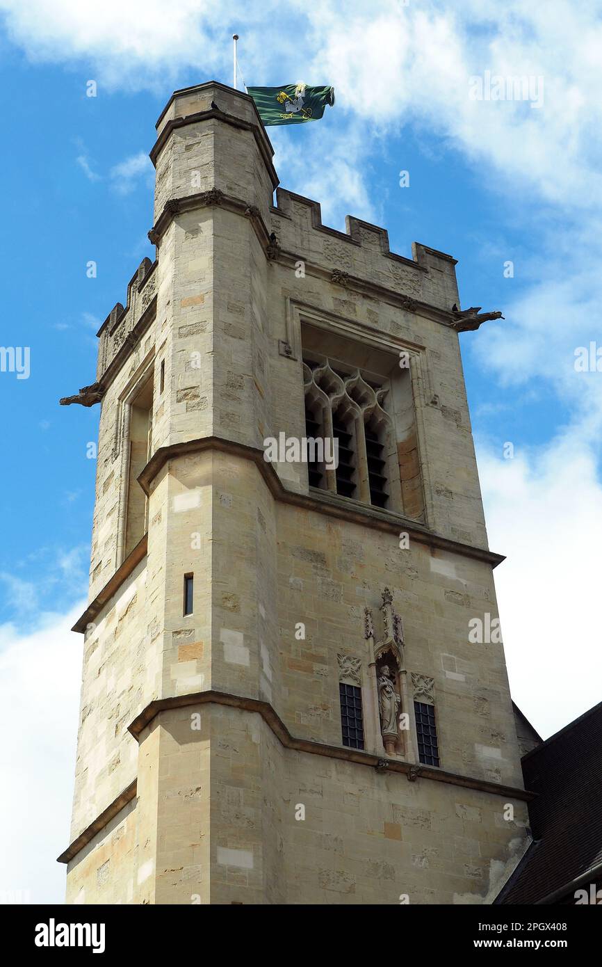 tower, St Peter's College, Oxford, Anglia, Royaume-Uni, Europe Banque D'Images