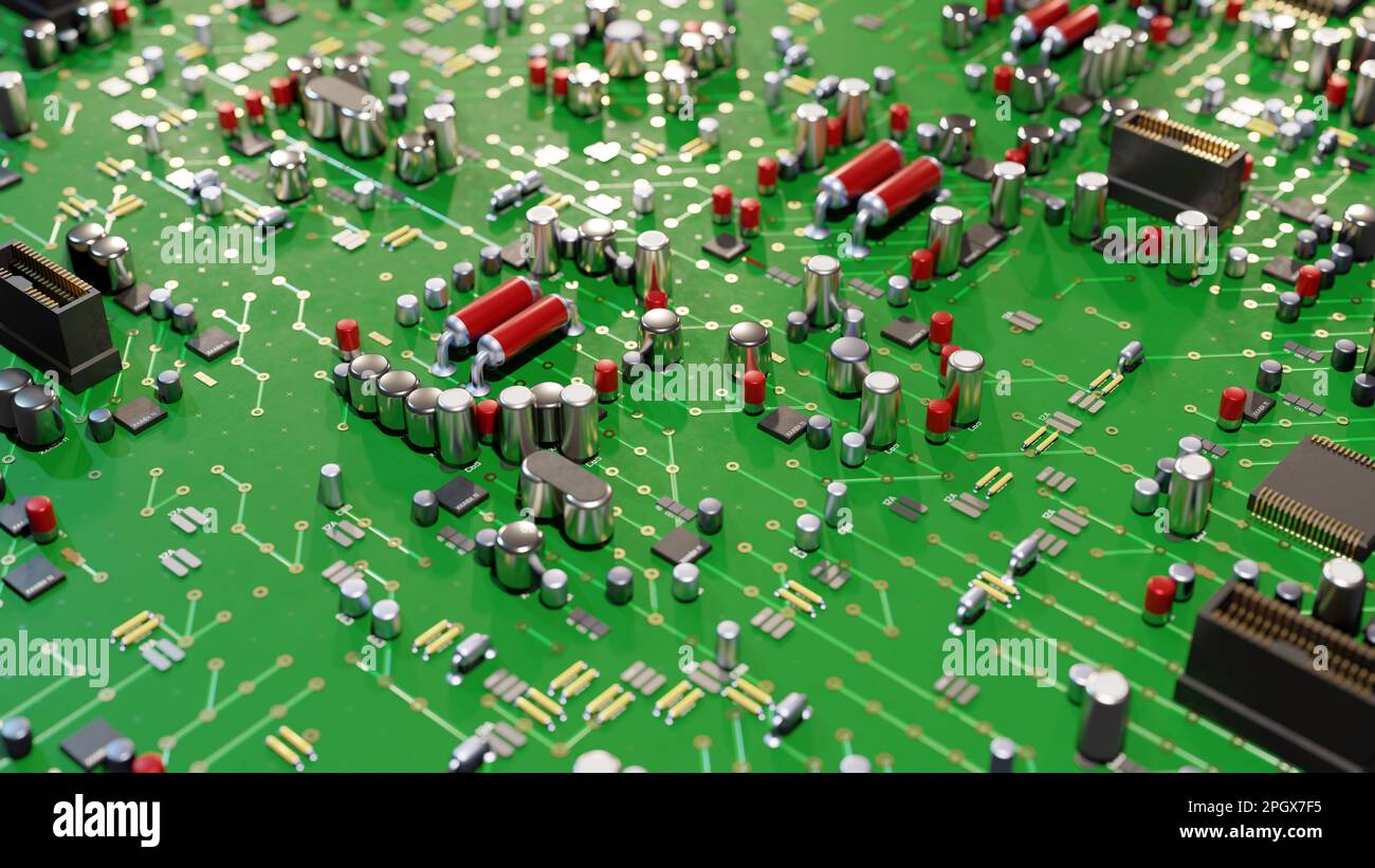 Printed circuit transistors Banque de photographies et d'images à haute  résolution - Alamy