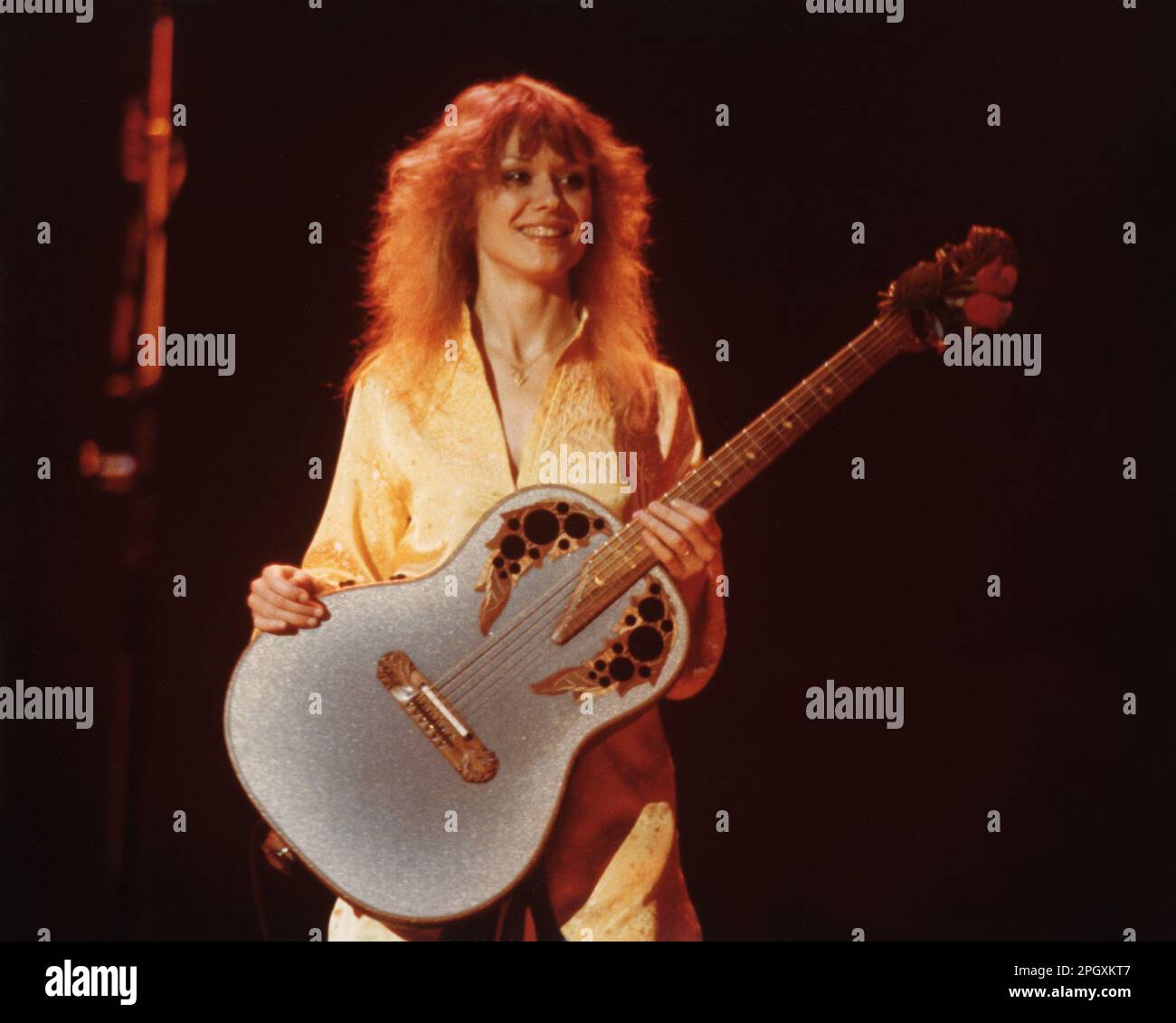 Nancy Wilson de coeur, au Palladium, New York, NY, 21 octobre, 1978. Banque D'Images