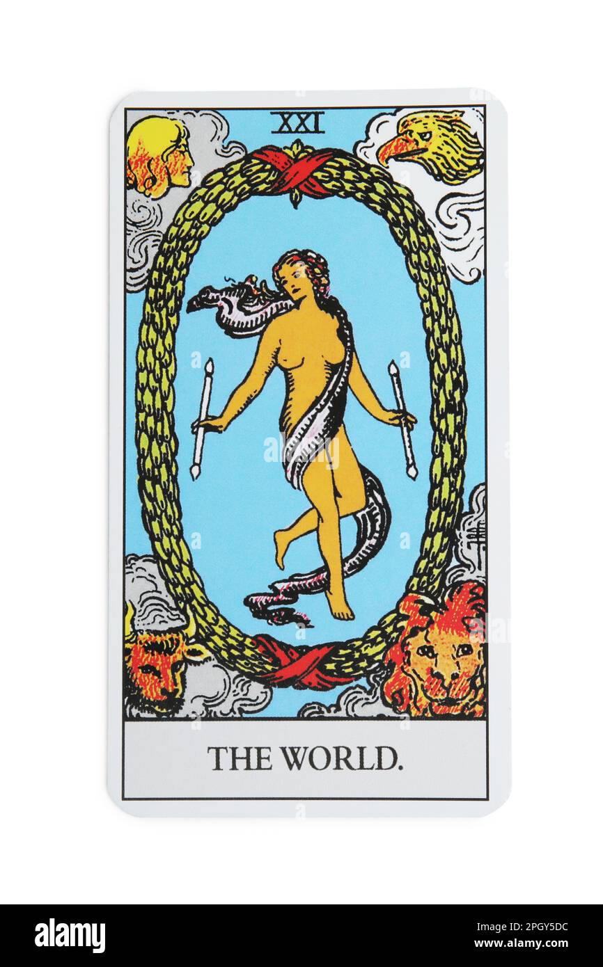 La carte du tarot du monde Banque de photographies et d’images à haute résolution Alamy