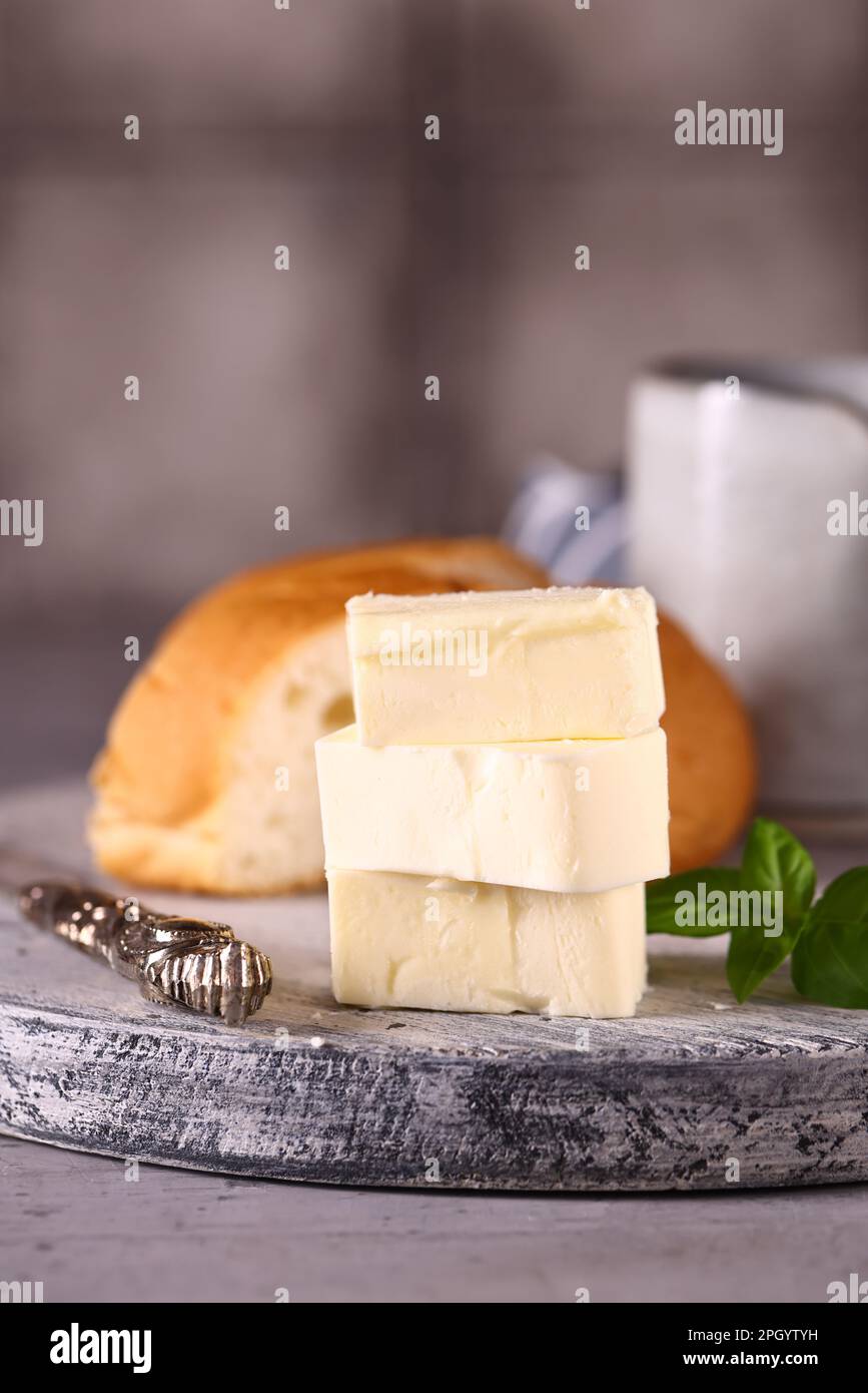 beurre sandwich, super nourriture saine Banque D'Images