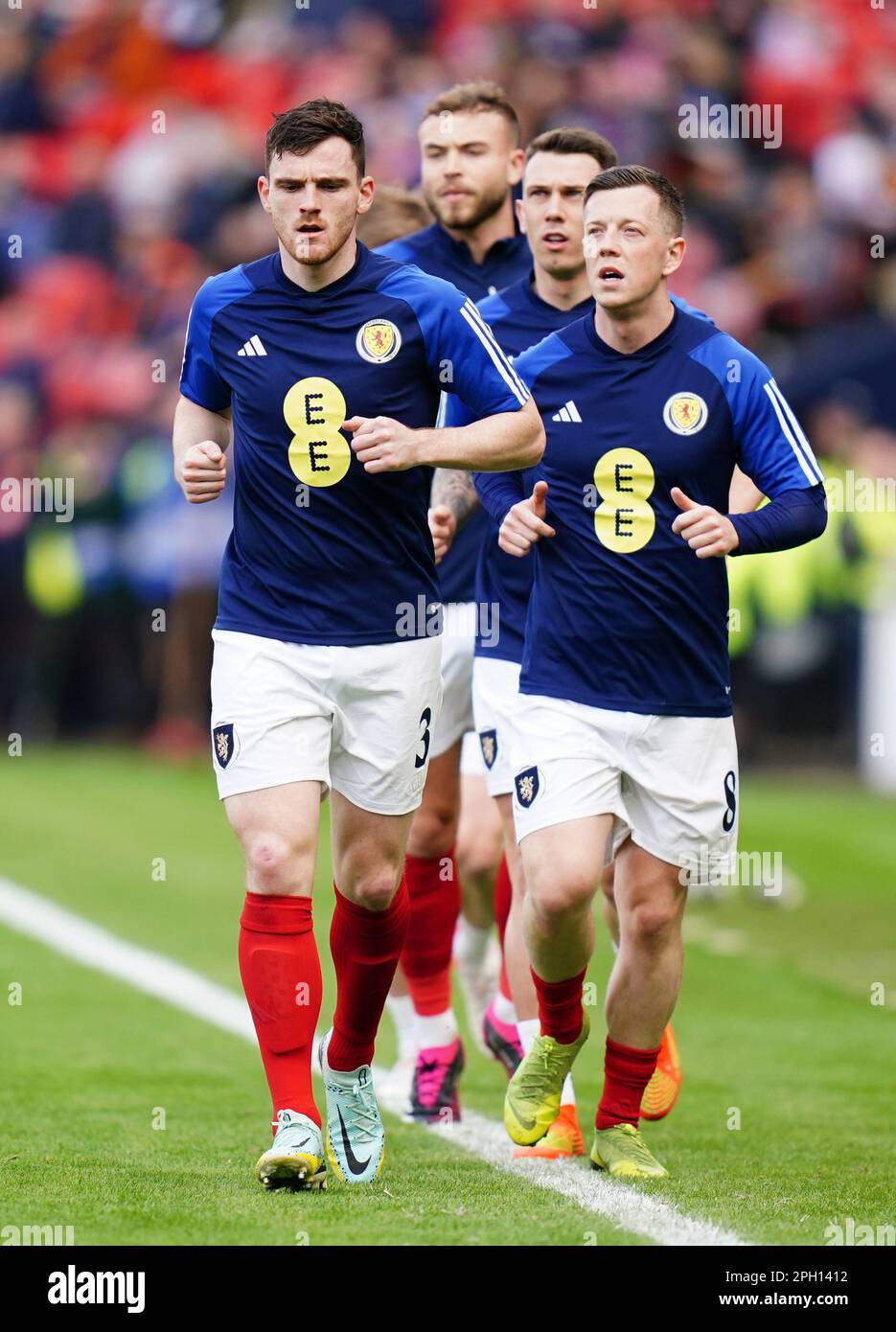 Fanion Officiel De Football - Ecosse Vs France, Hampden 29 Mars 2000