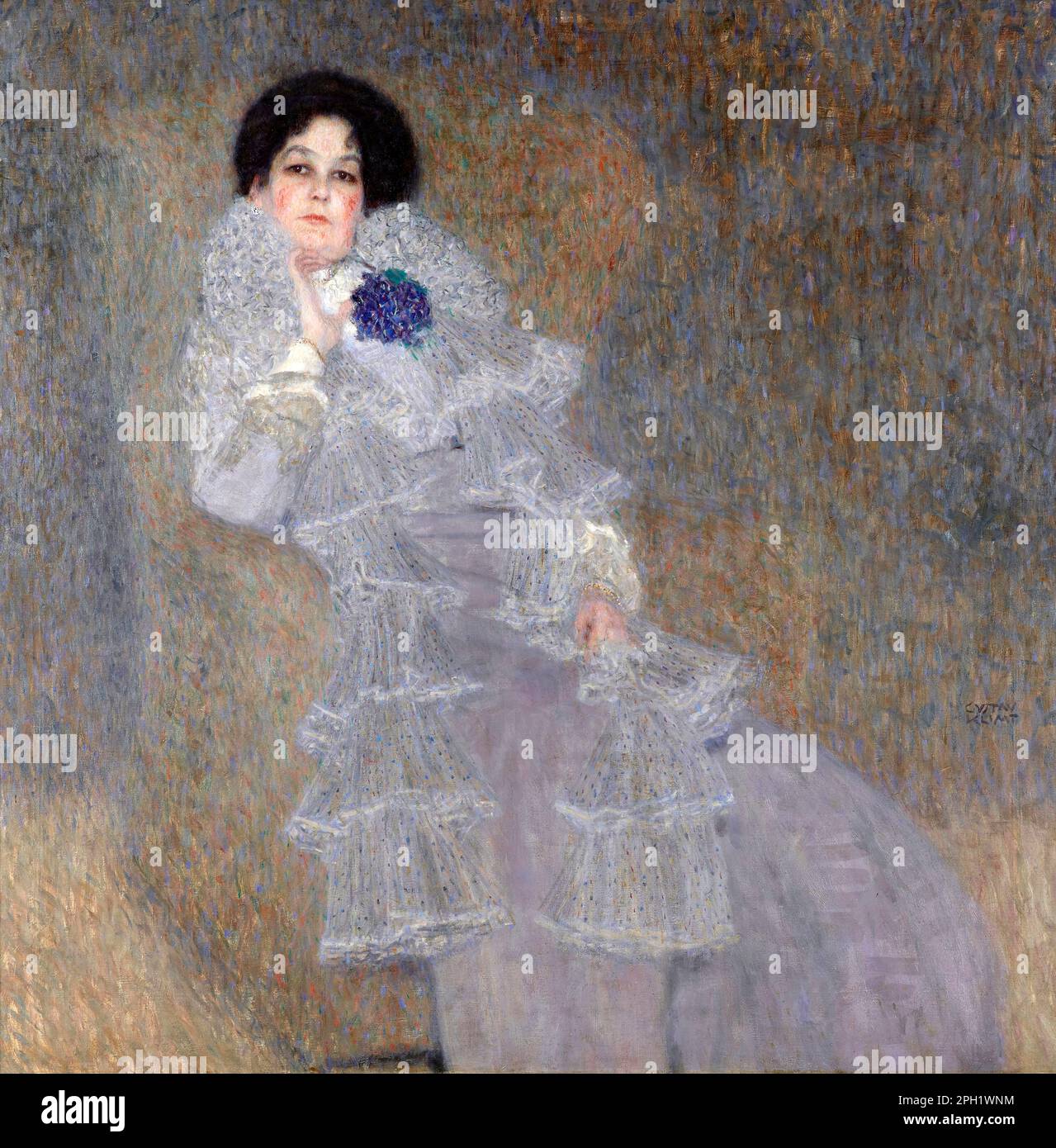 Gustav Klimt. Peinture intitulée 'Portrait de Marie