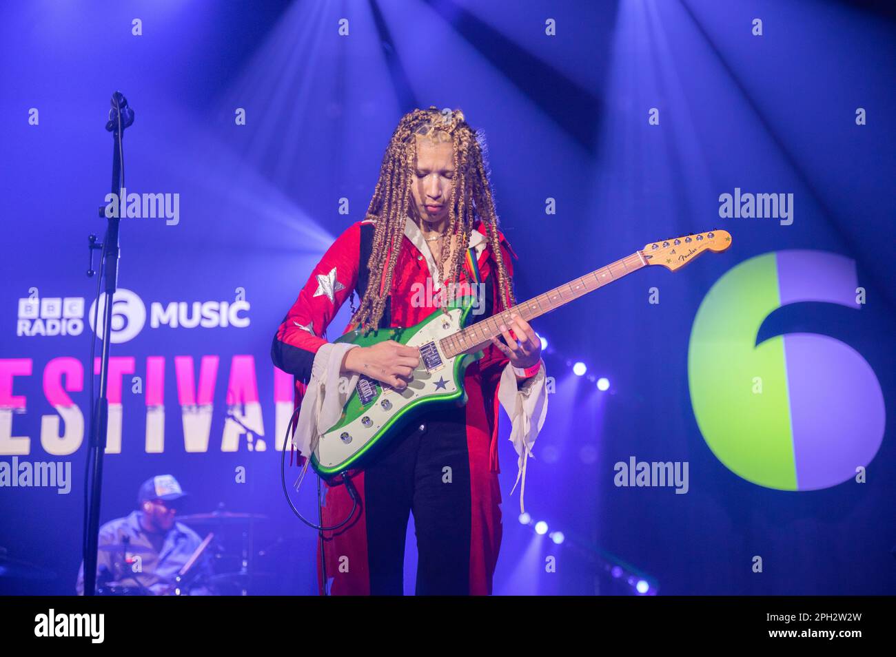 Manchester, Royaume-Uni. 25th mars 2023. Lava la rue se produit au BBC 6 Music Festival 2023. .2023-03-25. Crédit : Gary Mather/Alay Live News Banque D'Images