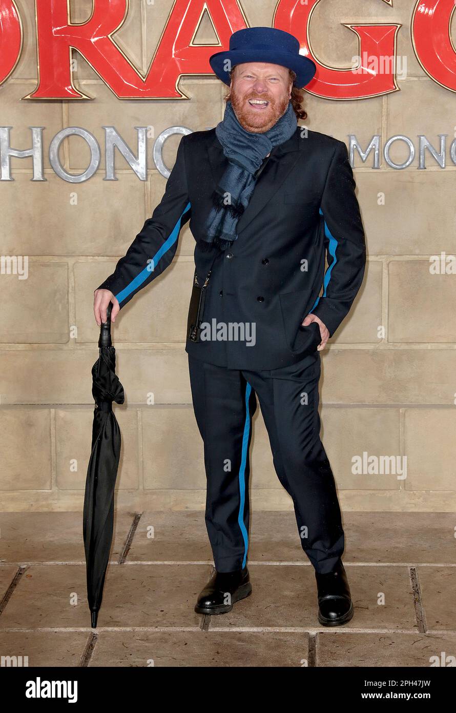 23 mars 2023 - Londres, Angleterre, Royaume-Uni - Leigh Francis participe à Dungeons & Dragons: Honor Among Thieves UK Premiere, Cineworld Leicester Square Banque D'Images