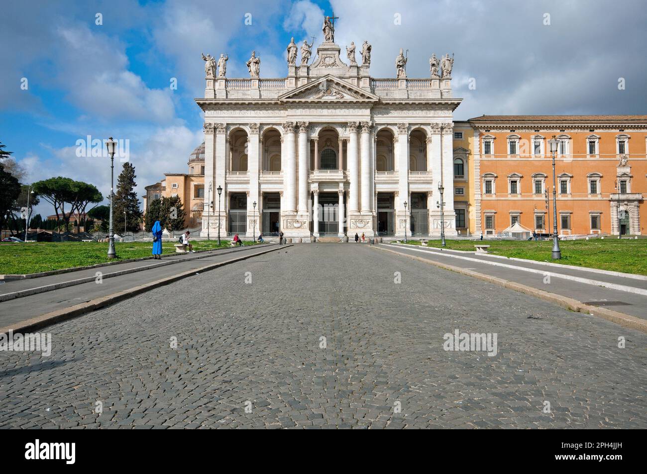 Basilique papale de Saint John Latran (Arcibasilique papale de San Giovanni in Laterano), Rome, Italie Banque D'Images
