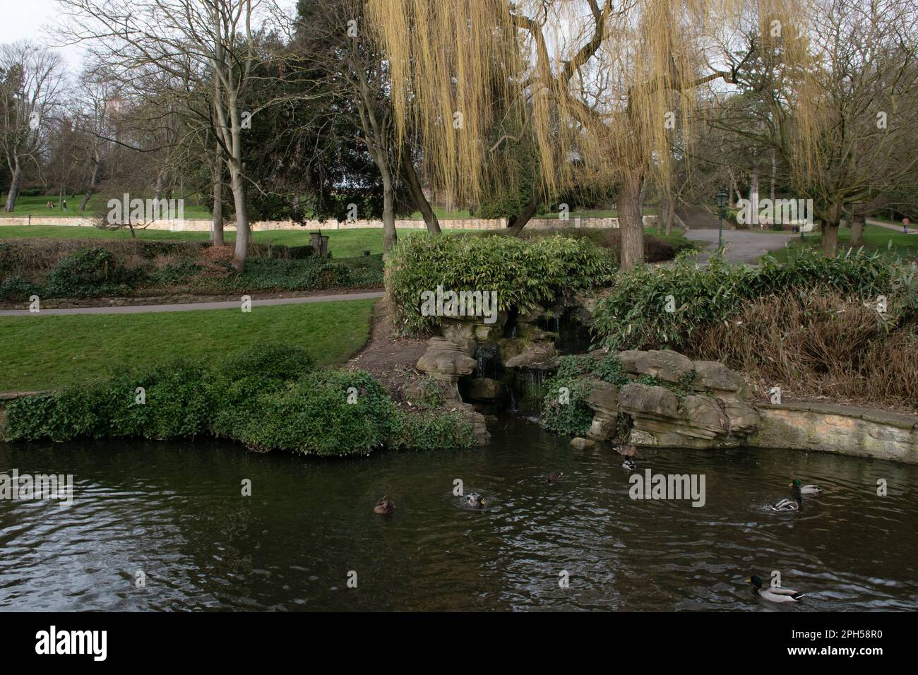 L'arboretum, Lincoln, Angleterre Banque D'Images