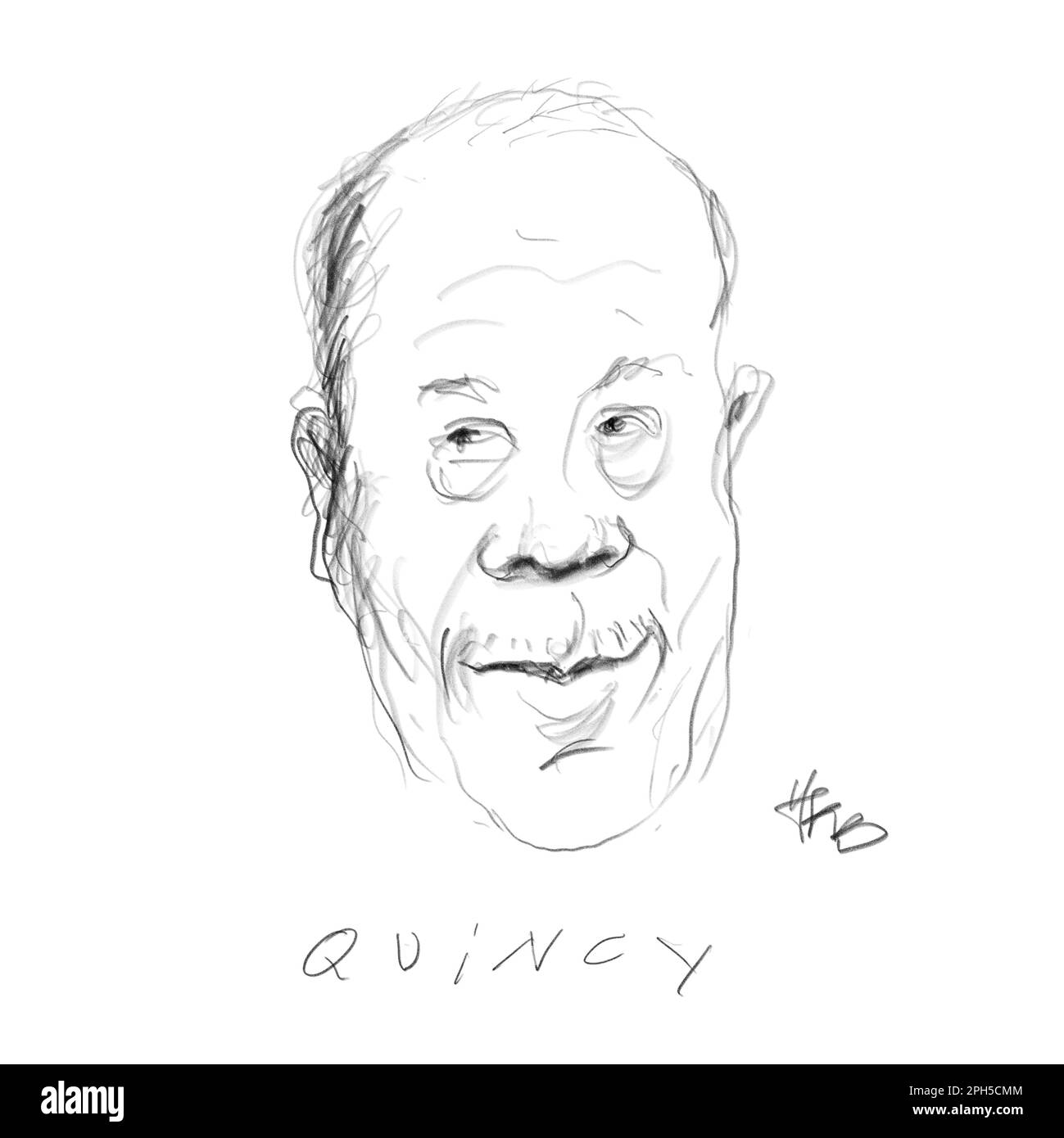Jones, Quincy, musicien, Portrait Banque D'Images